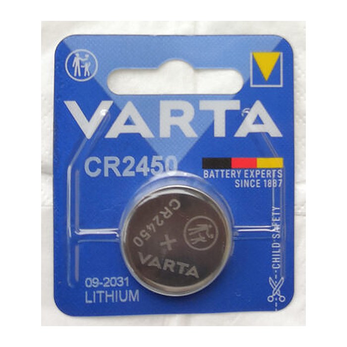 VARTA Knopfzelle CR2450 Lithium 3,0 V, 1 St.