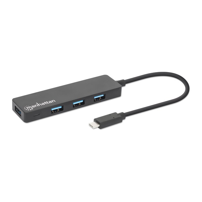 MANHATTAN 4-Port USB 3.2 Gen 1 Hub C-Stecker auf 4x A-Buchse