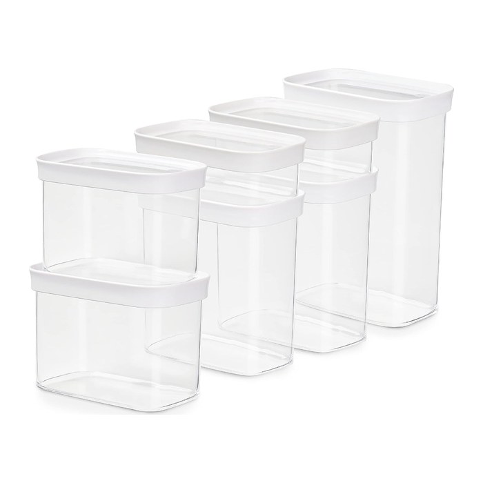 emsa Vorratsdosen-Set OPTIMA transparent 0,45 / 1,0 / 1,6 / 2,2 l, 1 Set