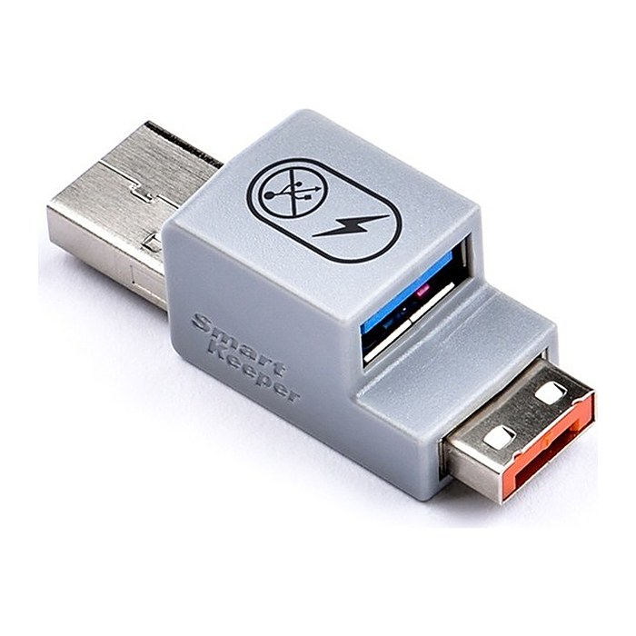 SmartKeeper Basic "USB-A Port" Smart Data Blocker orange
