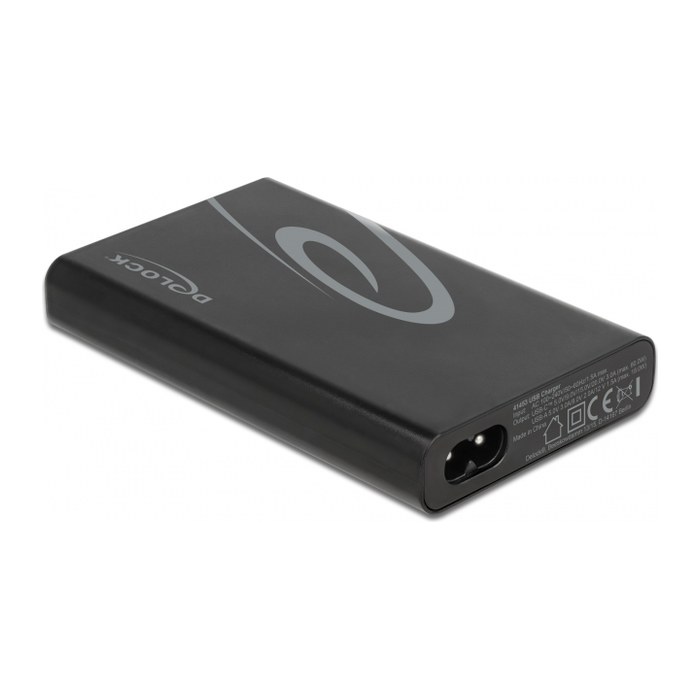 DELOCK USB Ladegerät 2xUSB Type-C PD 3.0 + 1 x USB Typ-A 60W