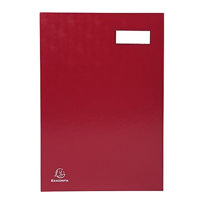 Exacompta Unterschriftenmappe 20 Fächer rot, 1 St.