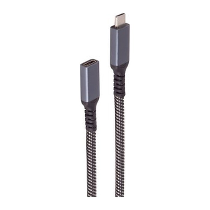 shiverpeaks USB-C Verlängerungskabel 3.2 PD Textil 50cm