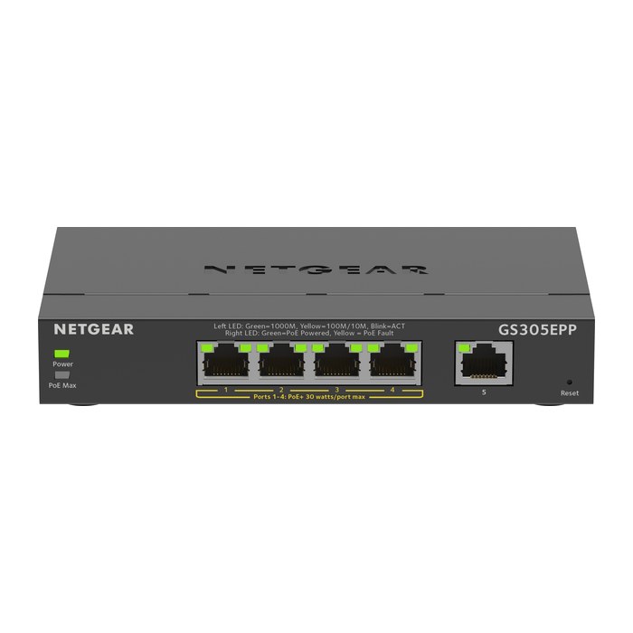 NETGEAR Switch 5x GE GS305EPP-100PES