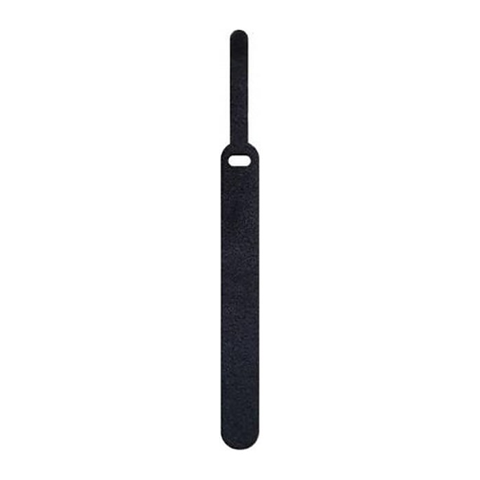 Schwaiger Klettbinder 170 x 12 x 2mm Schwarz 10 Stück