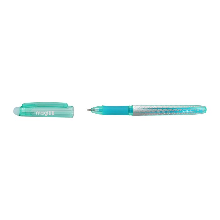 ONLINE® magiXX Classic Gelschreiber türkis/silber 0,7 mm, Schreibfarbe: türkis, 1 St.