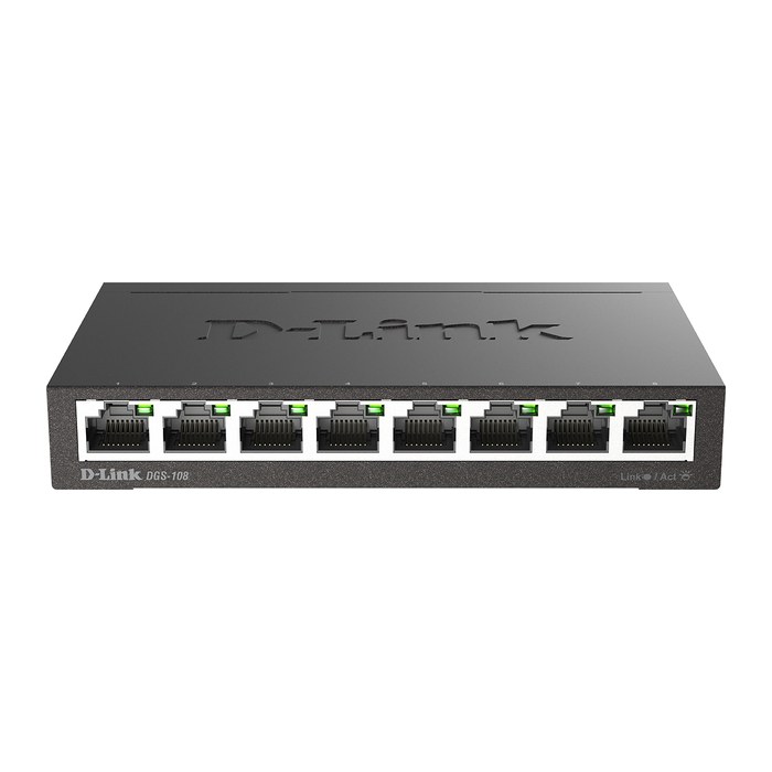 D-Link DGS-108 Switch 8-fach