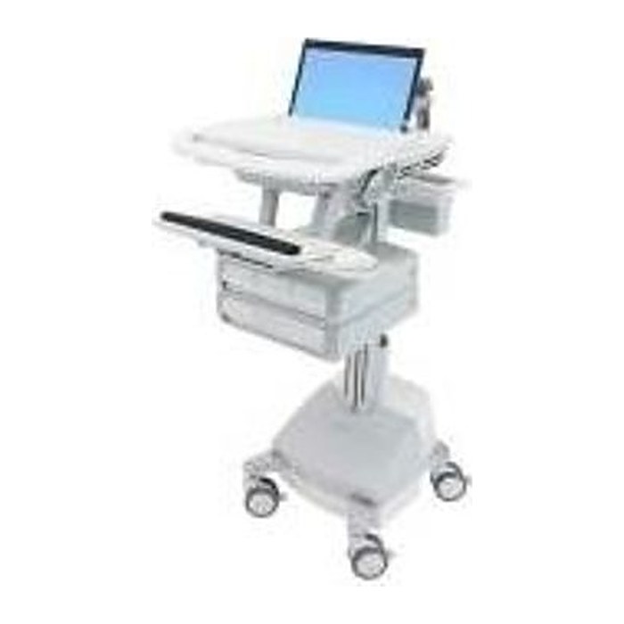 ergotron Visitenwagen StyleView SV44 Laptop grau für 1 Notebook, 1 Tastatur, 1 Maus