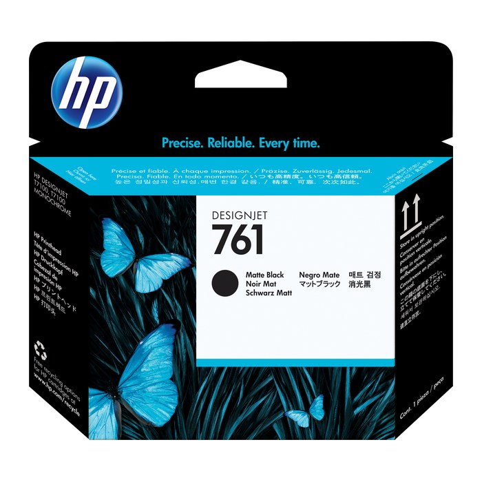 HP 761(CH648A) schwarz matt Druckkopf