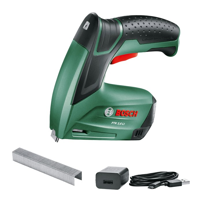 BOSCH Home & Garden Handtacker PTK 3,6 LI grün, 1 St.