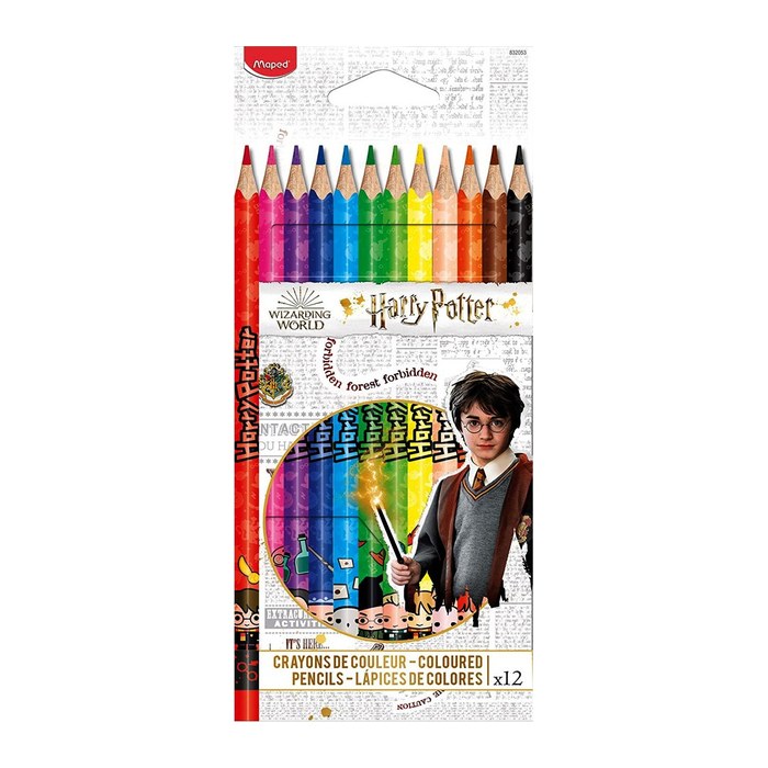 maped Harry Potter Buntstifte farbsortiert, 12 St.