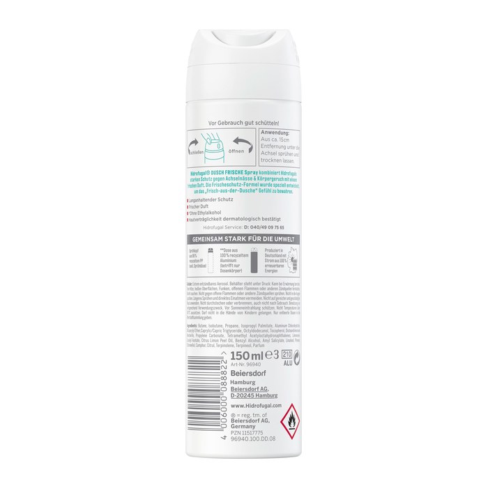 HIDROFUGAL DUSCH FRISCHE Deo-Spray 150,0 ml