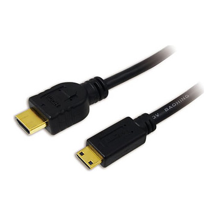 Logilink HDMI-Kabel Ethernet A -> mini St/St 1.00m sw
