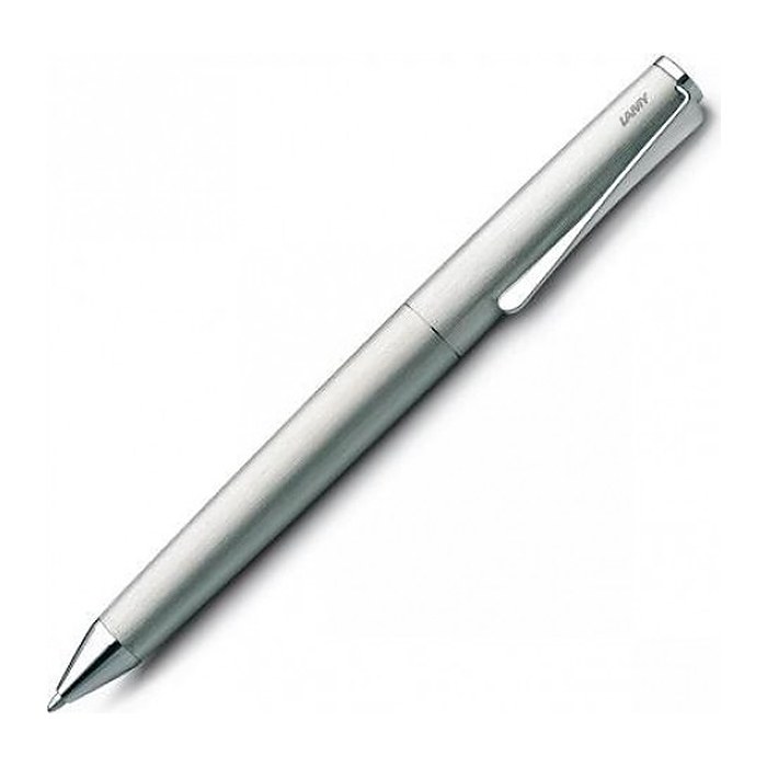 LAMY Kugelschreiber studio silber brushed, Schreibfarbe: schwarz, 1 St.