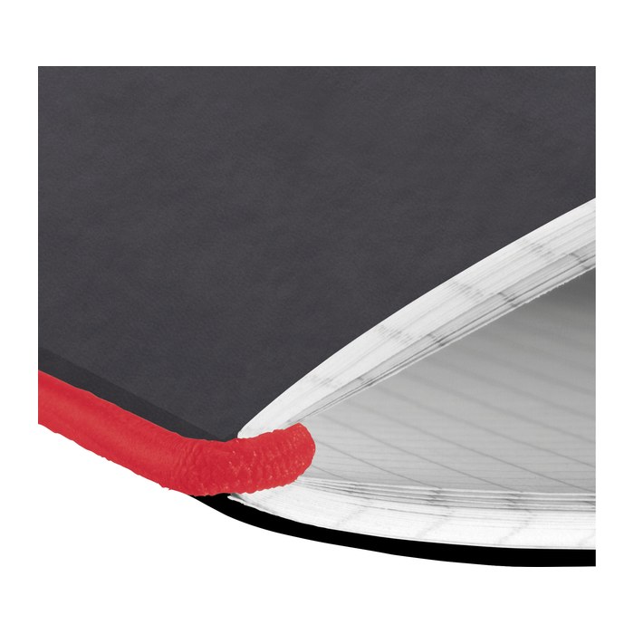 Herlitz Notizheft my.book flex A6 PP 40Bl. kariert schwarz