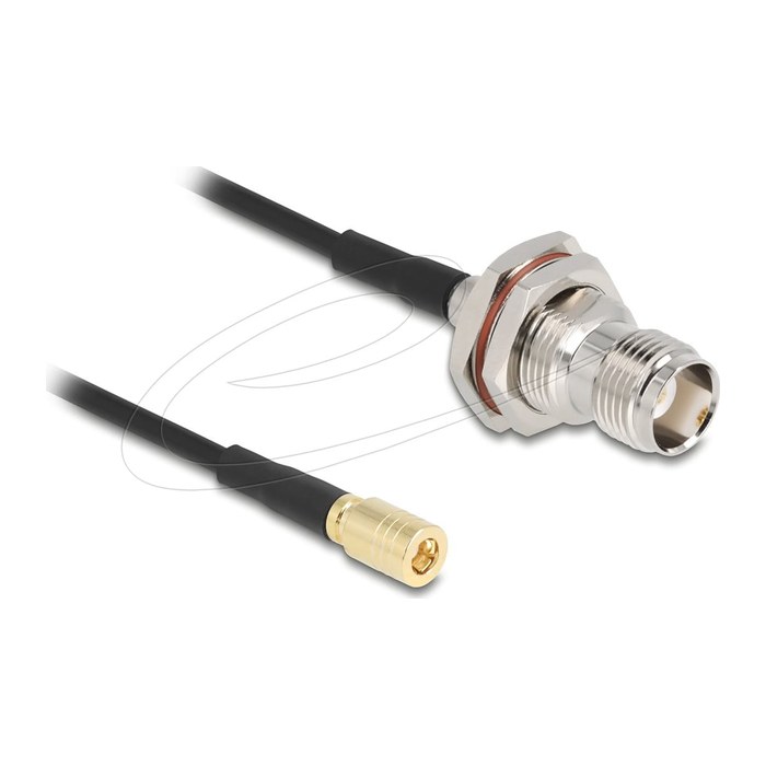 DELOCK Antennenkabel TNC Buchse zu SMB Stecker RG-174 20 cm