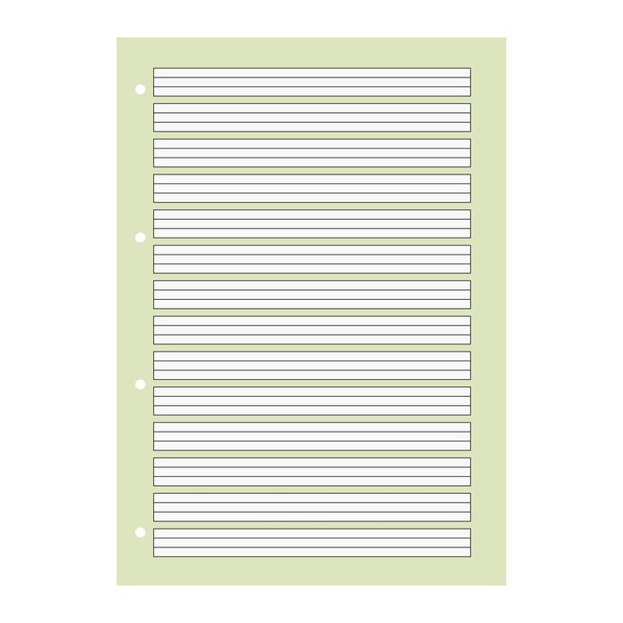 BRUNNEN Briefblock Premium DIN A4 rautiert Lineatur 1, 1 St.