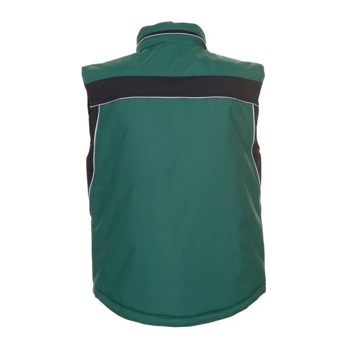 PLANAM® unisex Winterweste PLALINE grün, schwarz Größe 2XL
