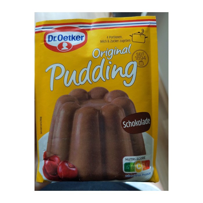 Dr. Oetker Original Schokolade Puddingpulver 2x 44,5 g, 2 St.