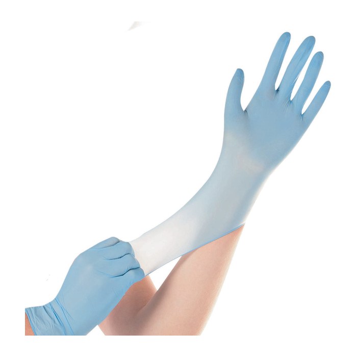 HYGOSTAR unisex Einmalhandschuhe SAFE SUPER STRETCH blau Größe XL, 100 St.
