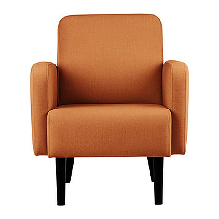 meet powered by PAPERFLOW Sessel LISBOA braun schwarz Stoff 71,0 x 81,5 x 83,0 cm, 1 St.