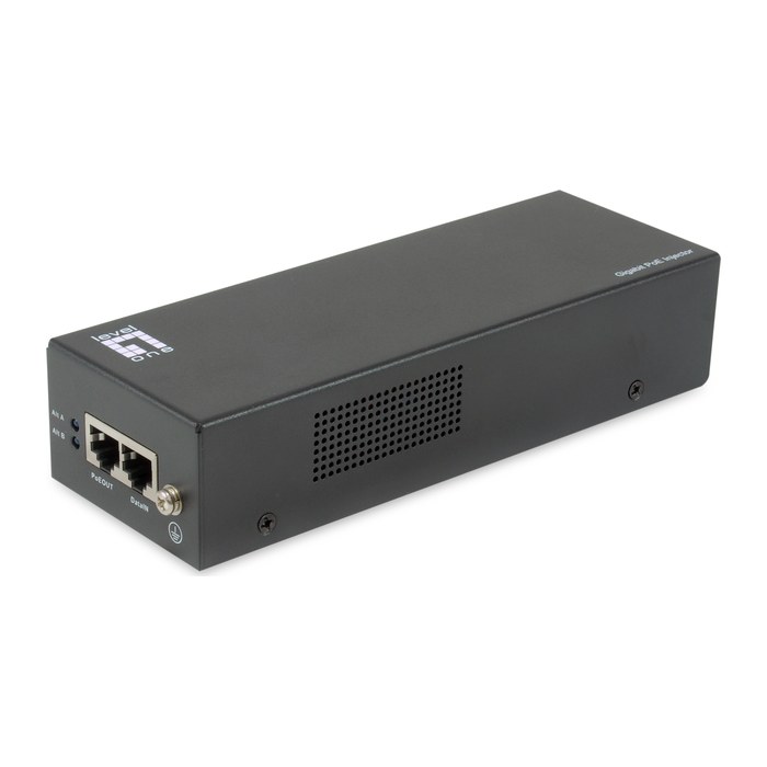 LevelOne PoE-Injektor GE 2x PSE 90W PoE schwarz