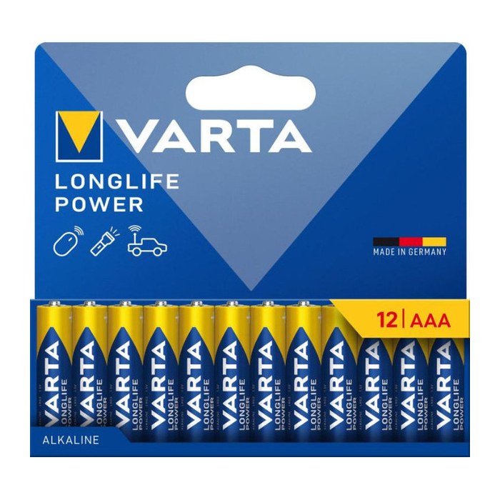Varta Batterie LONGLIFE Power AAA NEU 12St.