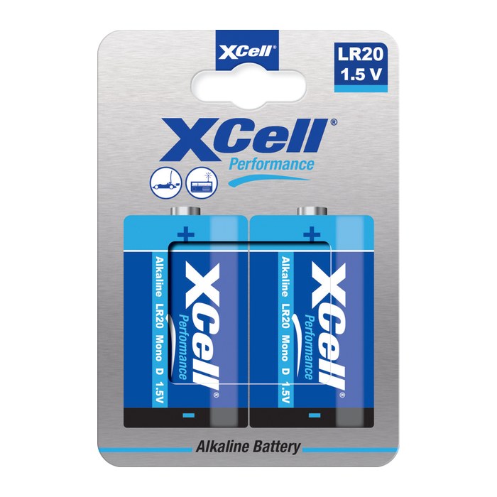 XCell Batterie Performance Alkaline LR20 Mono D 2St.