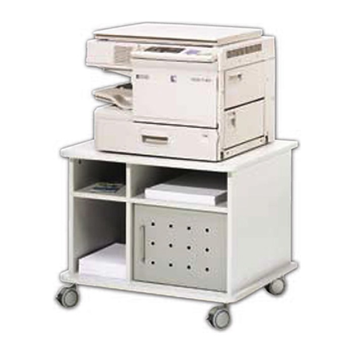 rocada Bürowagen grau 3 Ebenen 72,0 x 59,0 x 57,5 cm