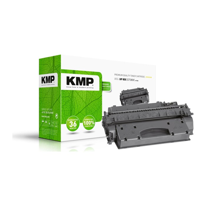 KMP H-T234 schwarz Toner kompatibel zu HP 80X (CF280X)