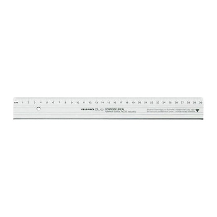 RUMOLD Schneidelineal DUO 50,0 cm, silber