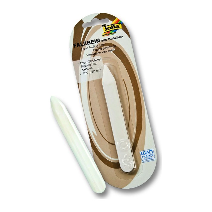 folia Falzbein beige aus Knochen, 1 St.