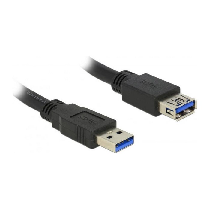 DeLOCK USB 3.0 A/USB 3.0 A Kabel 5,0 m schwarz, 1 St.