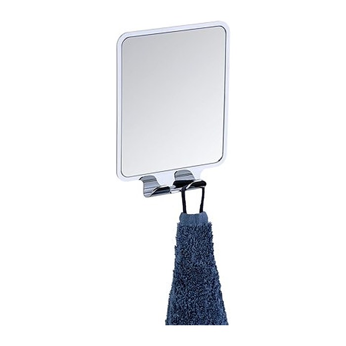 WENKO Wand-Kosmetikspiegel Quadro silber