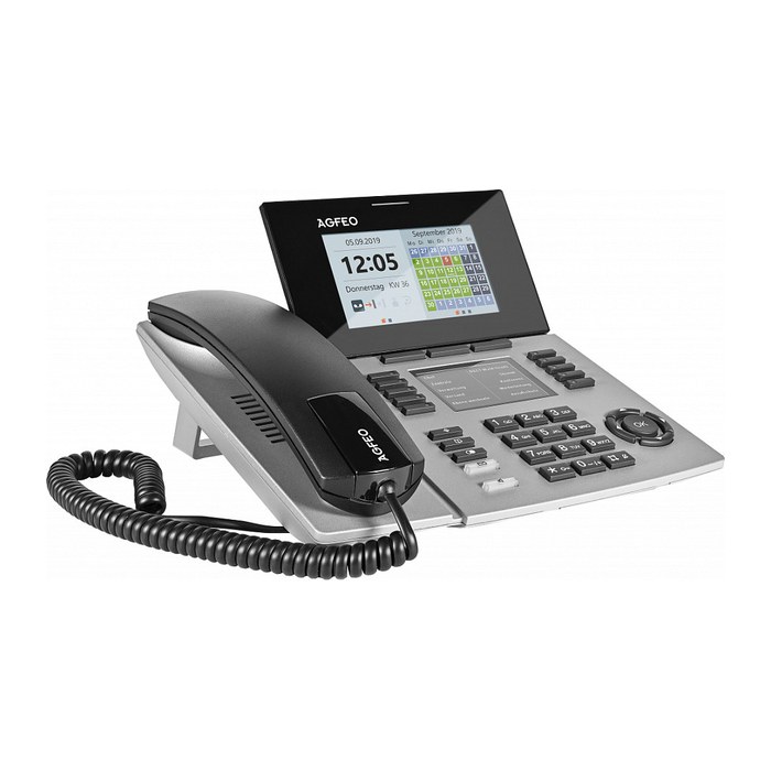 AGFEO SENSORfon ST56 silber Up0/S0