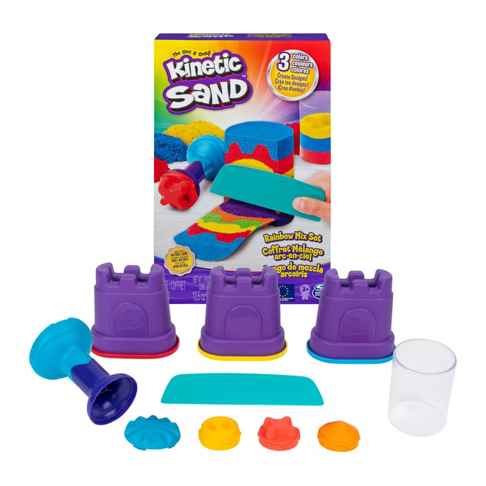 SPIN MASTER™ kinetischer Sand Rainbow Mix mehrfarbig