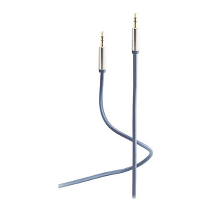 Shiverpeaks Audio Klinkenkabel 3,5mm, Metall Stecker 1,5m