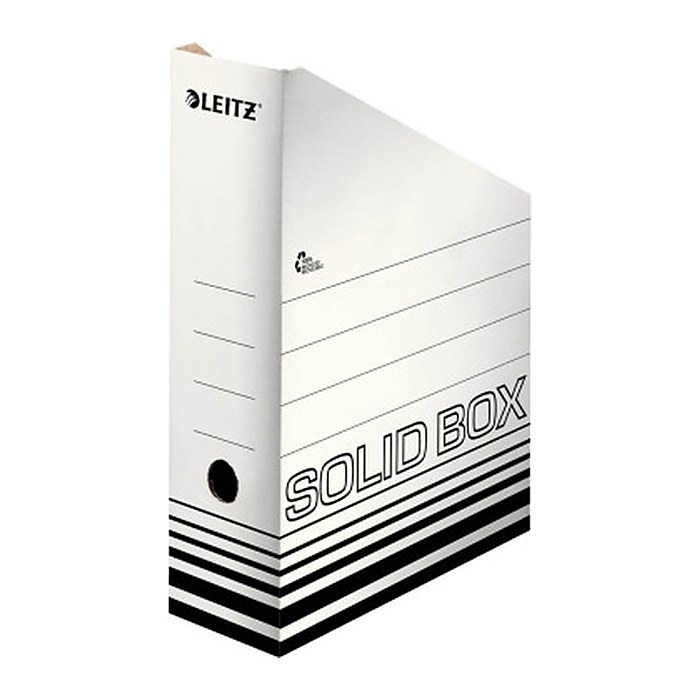 LEITZ Archiv-Stehsammler Solid weiß, 10 St.