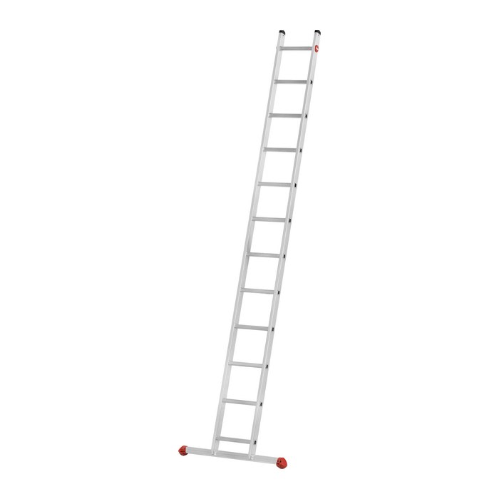 Hailo Anlegeleiter S60 ProfiStep uno silber 12 Sprossen, H: 339,0 cm
