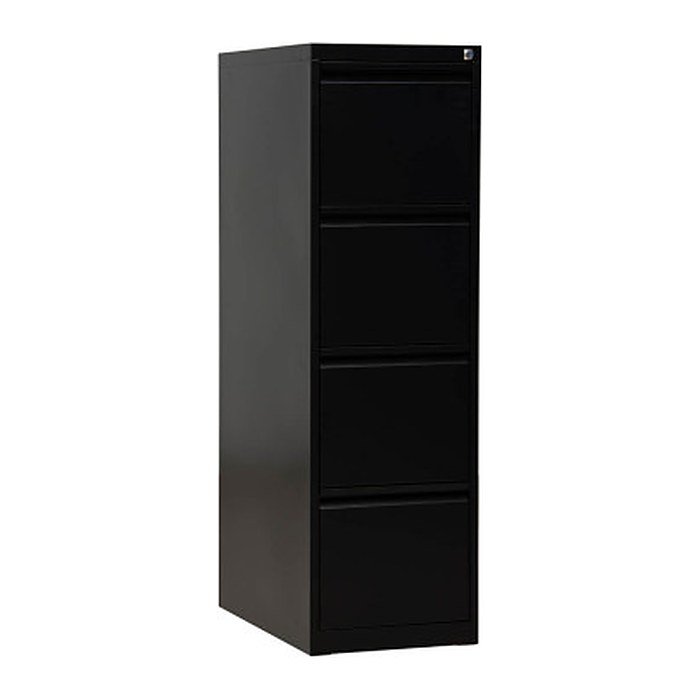 Gürkan Hängeregistraturschrank schwarz 4 Schubladen 40,0 x 62,0 x 132,0 cm, 1 St.