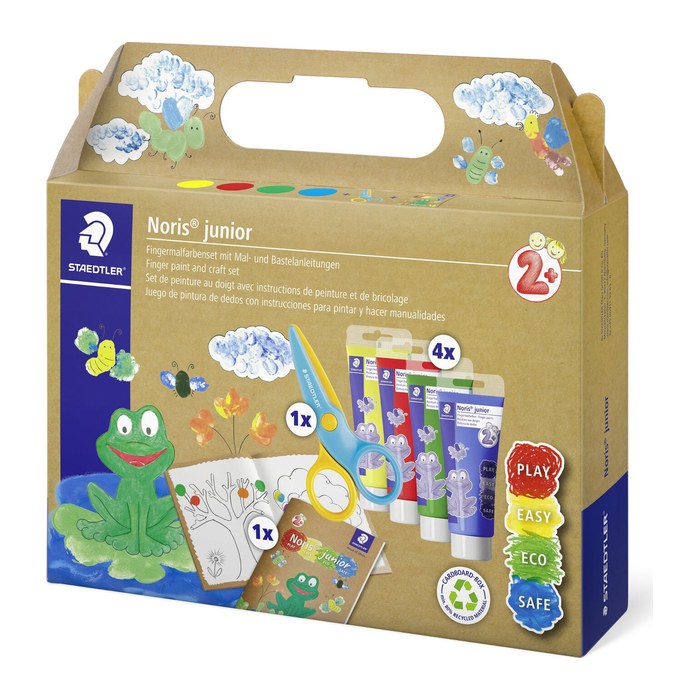 STAEDTLER Fingermalfarbe Noris junior Bastel-Set retail
