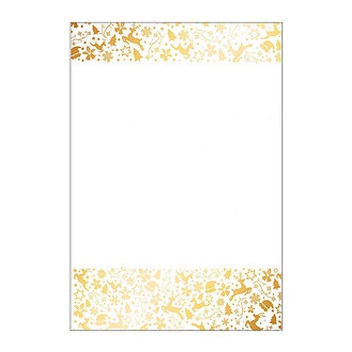 LUMA Motivpapier Goldregen Motiv DIN A4 100 g/qm 50 Blatt