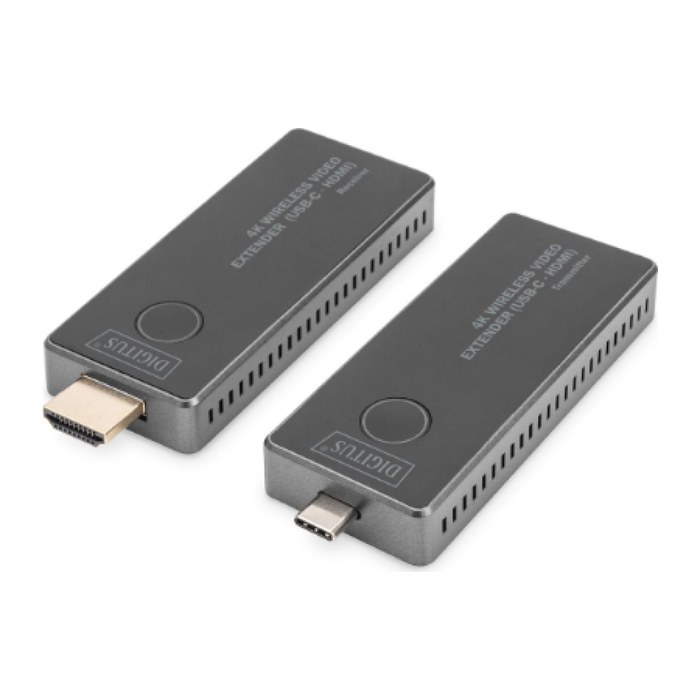 DIGITUS 4K wireless Video Extender Set USB-C -> HDMI 30m