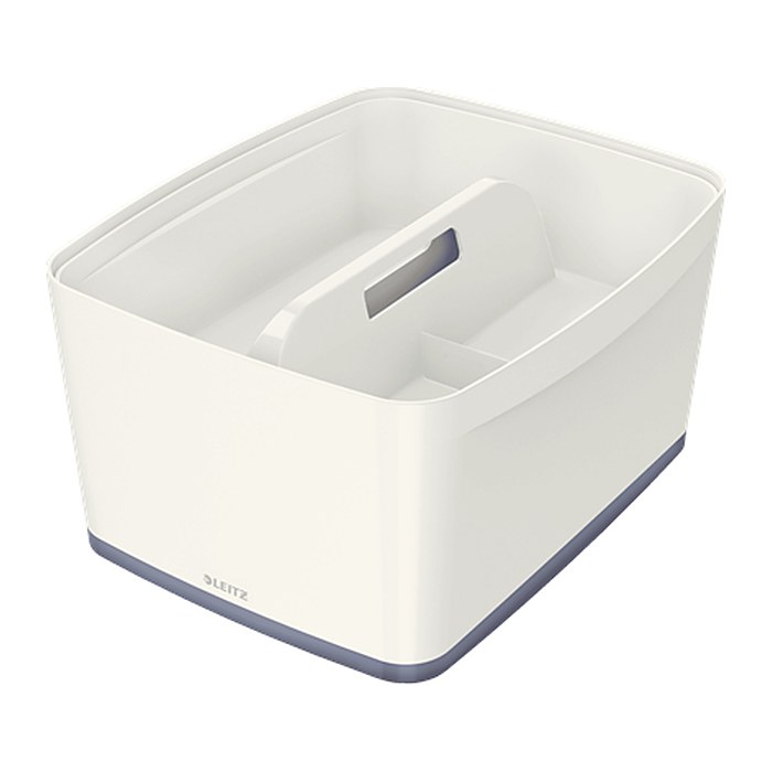 LEITZ MyBox Einsatz für Aufbewahrungsboxen 6,0 l perlweiß 37,5 x 30,7 x 10,1 cm, 1 St.