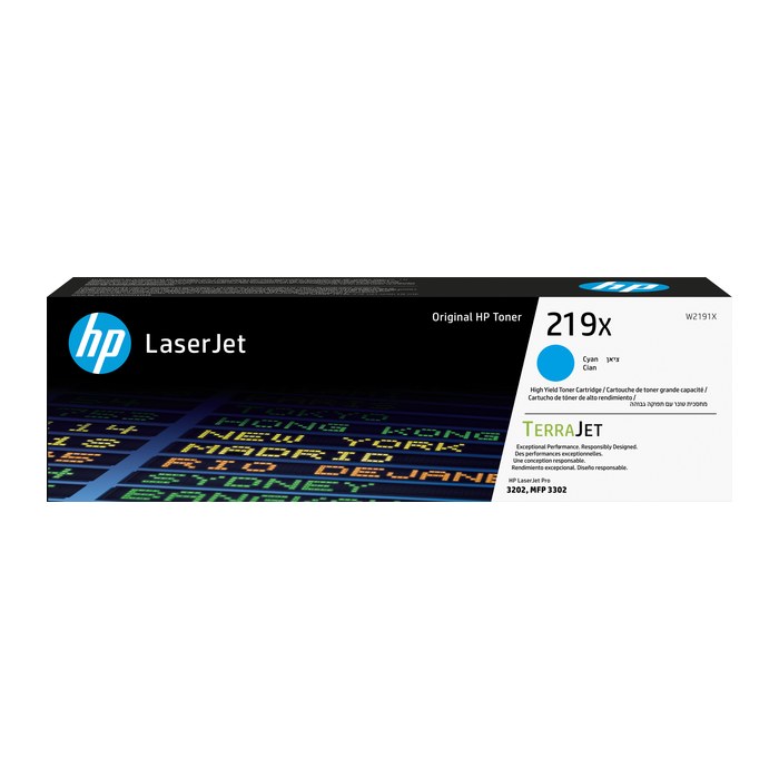 HP 219X (W2191X) cyan Tonerkartusche