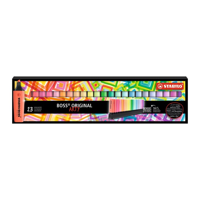 STABILO BOSS ORIGINAL ARTY Textmarker farbsortiert, 23 St.