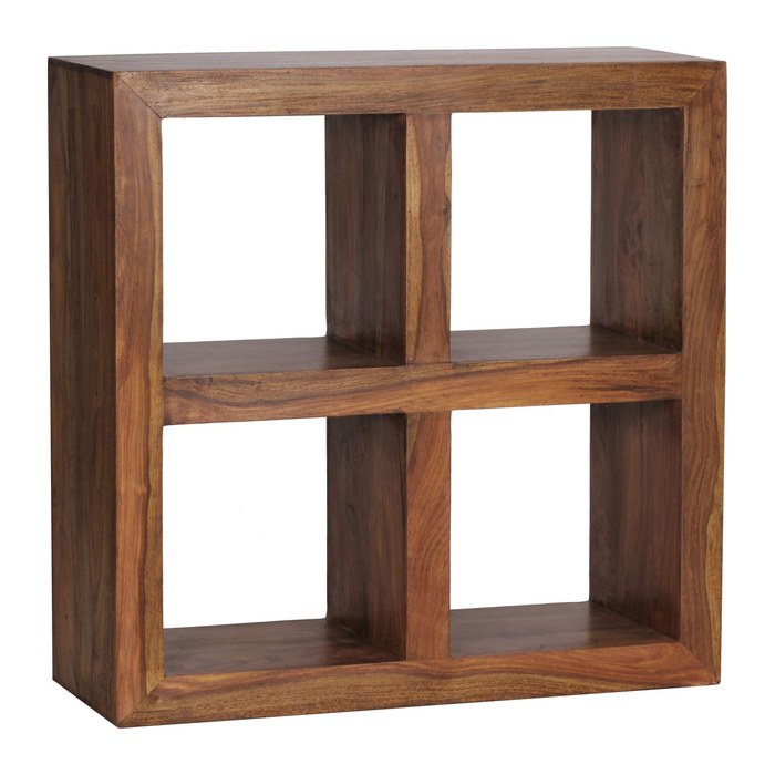 WOHNLING Bücherregal braun 82,0 x 34,0 x 82,0 cm, 1 St.