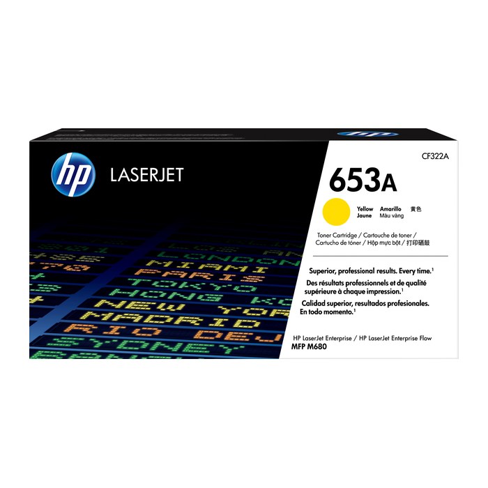 HP 653A (CF322A) gelb Tonerkartusche