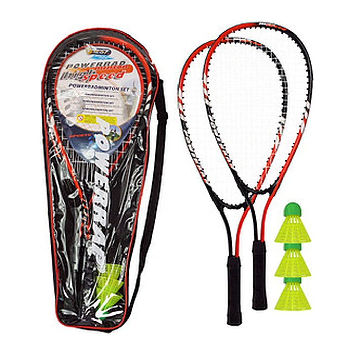 BEST®SPORTING Badminton-Set rot/schwarz