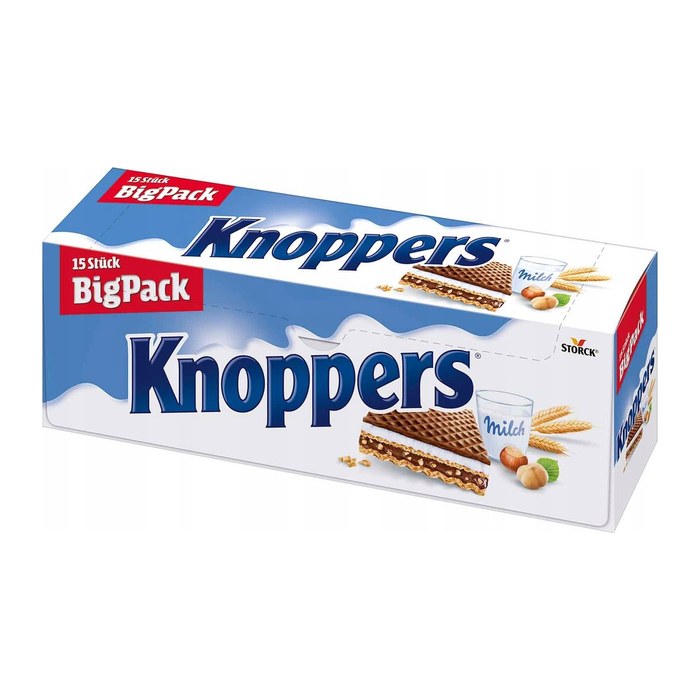 Knoppers® Haselnuss-Schnitten 15 St./ 375,0 g, 1 St.
